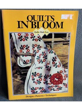Quilts in Bloom Quilt Sewing Pattern Book Oxmoor House